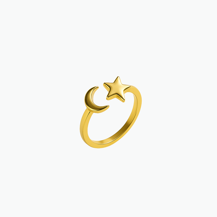 Moon & Star – Fidgetring