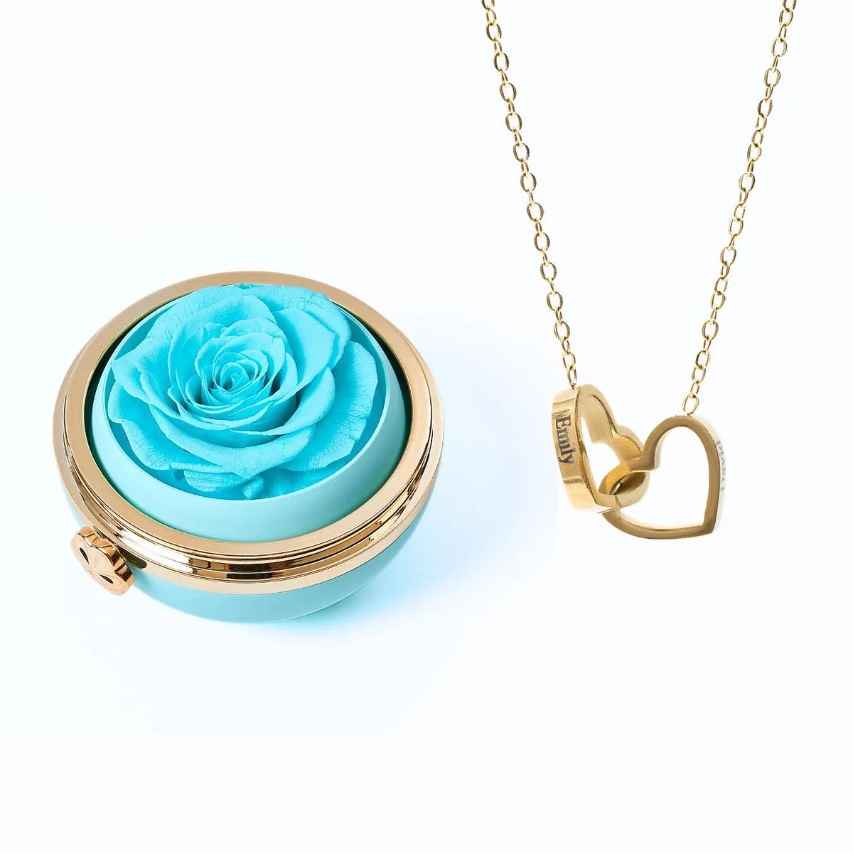 Milona Passion – Personligt halsband med rosbox – bild 3